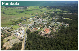 Aireal view of Pambula.