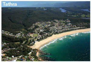 Airial view of Tathra.