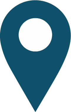 Dark blue map pin.