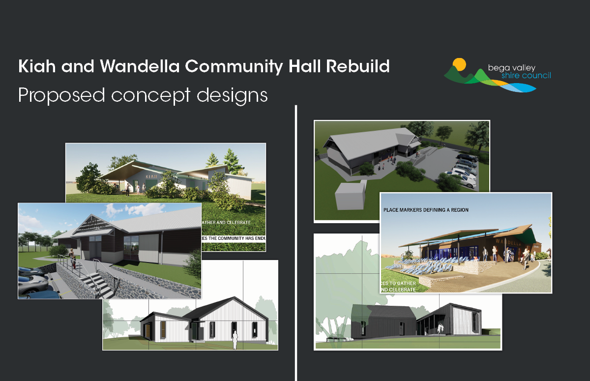Kiah and Wandella hall conceptual designs open for comment