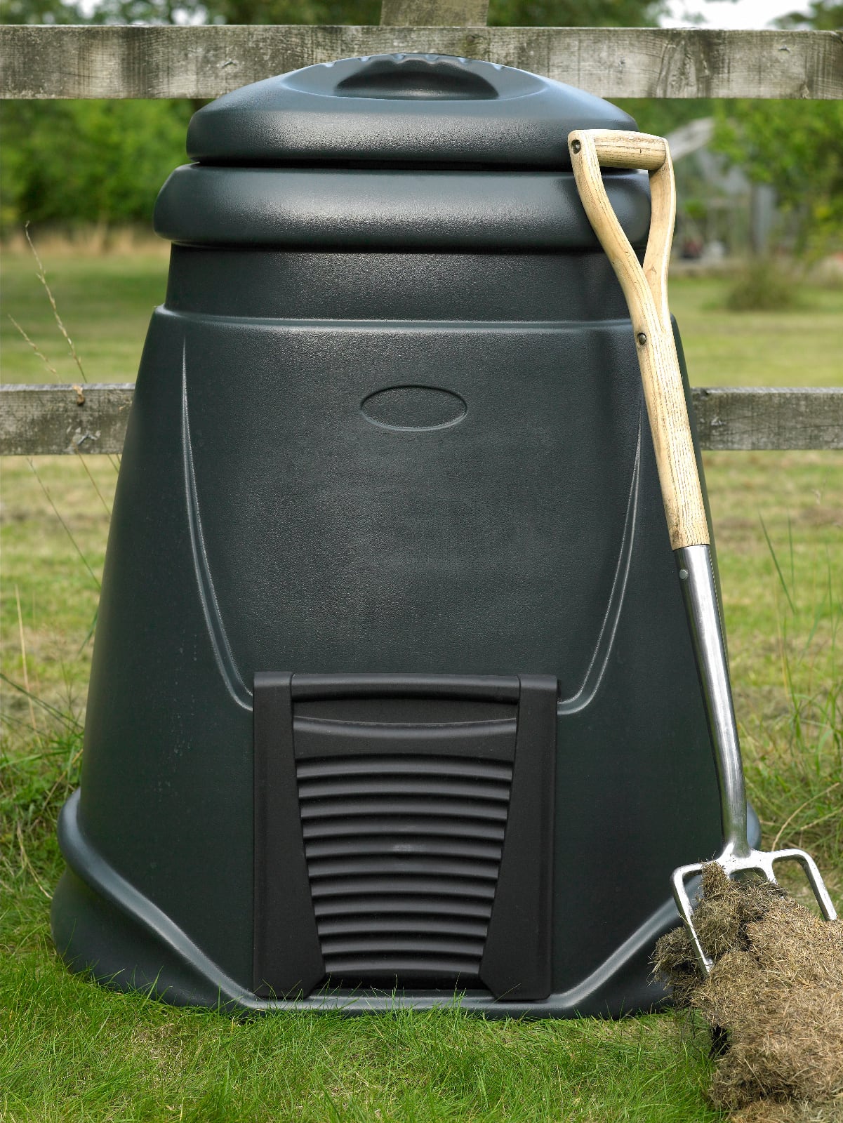 Compost bin.